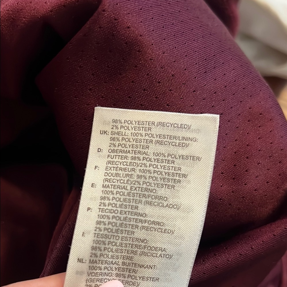 Adidas | Women’s Size Burgundy XS Fleece Pullover - Picture 9 of 9